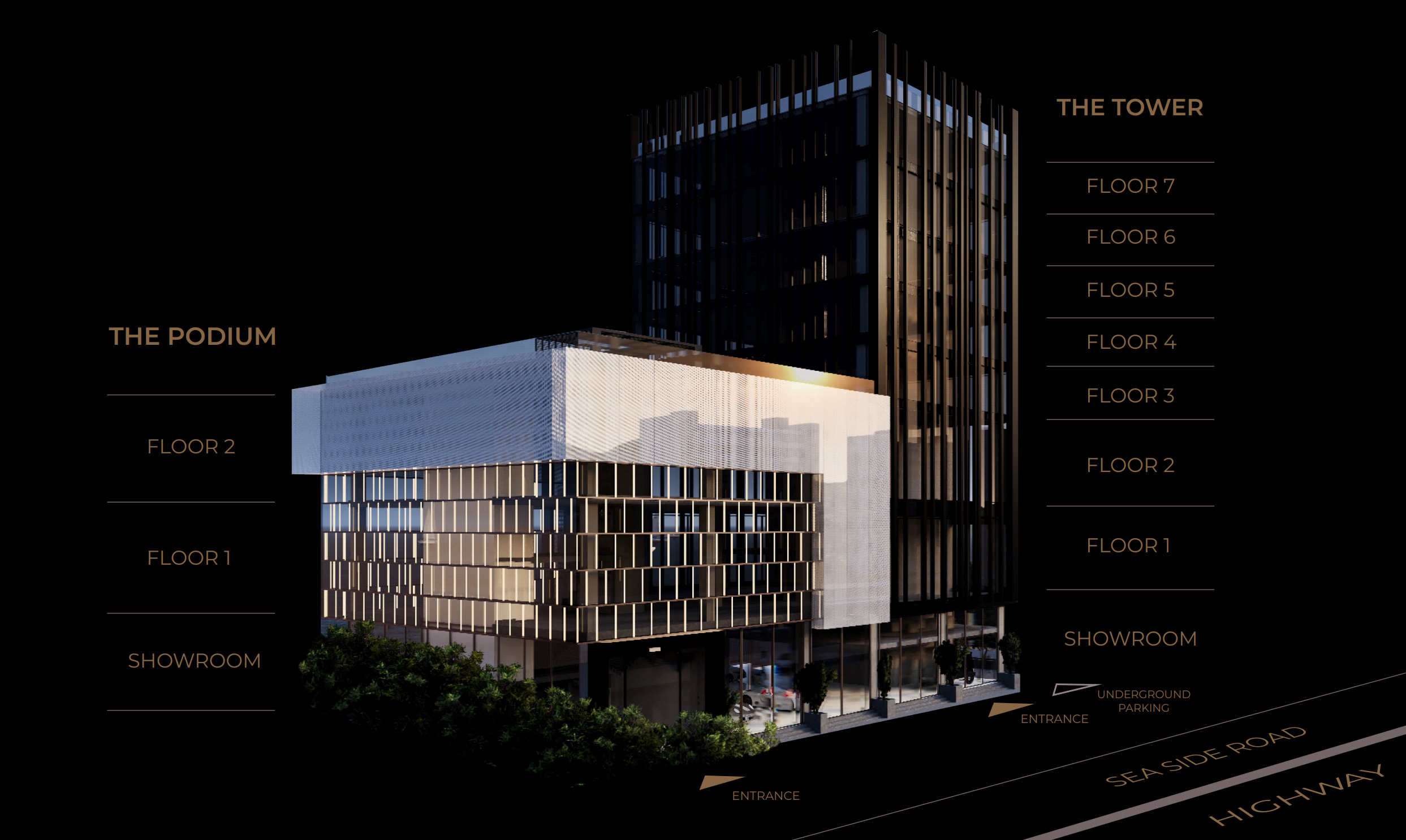 M Tower Structure